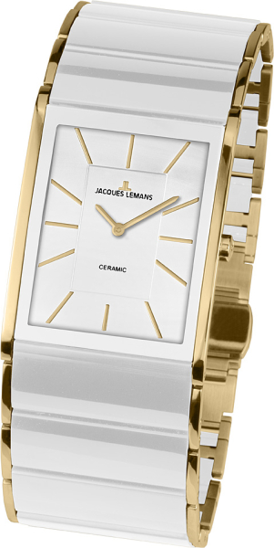 Jacques Lemans Dublin 1-1940E Damen Uhr Edelstahl Ceramic  5Bar